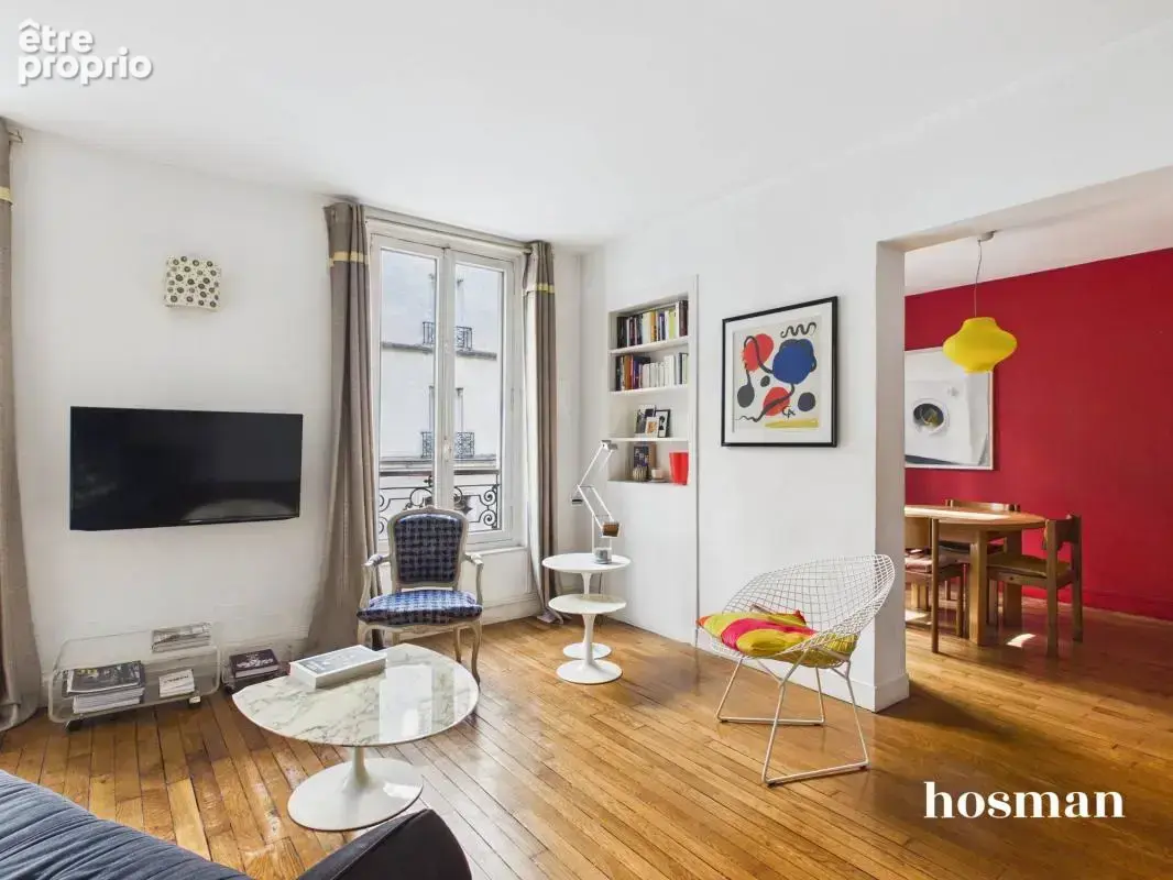 Appartement 4 pièces - 74m² Carrez - Rue Lamarck, Paris 18ème - Lamarck Caulaincourt - photo 2