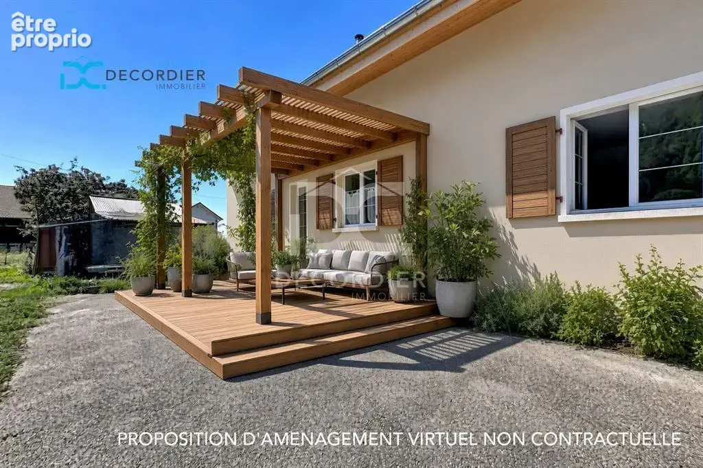 Orcier – maison mitoyenne avec fort potentiel, terrasse et vue montagne 81 m² et 105m² a amenager - photo 23