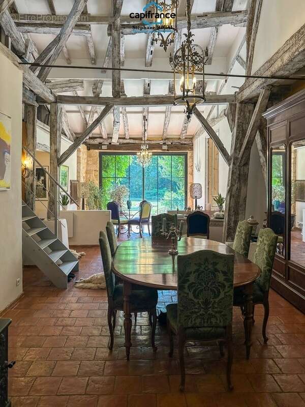 Propriete à vendre à Beaumontois en Périgord, Maison et gîte de 340m2 habitables sur 1,7ha avec piscine - photo 8