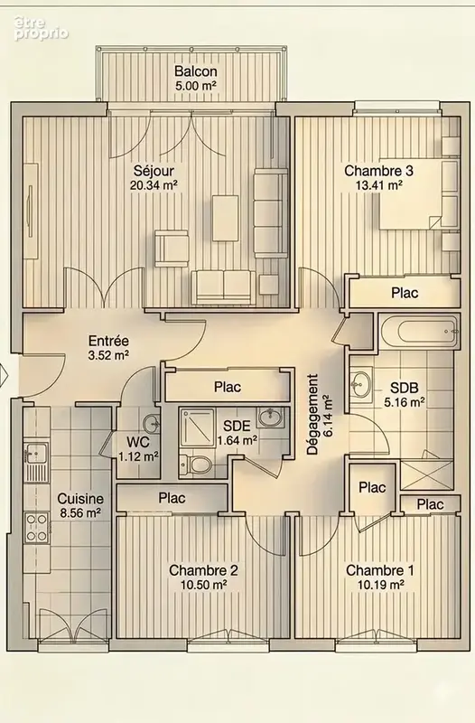 Appartement 4 pièces 84 m² à vendre à Paris-17e (75017) - photo 14