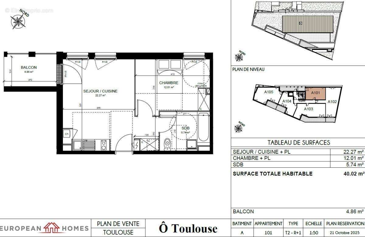 Appartement à TOULOUSE