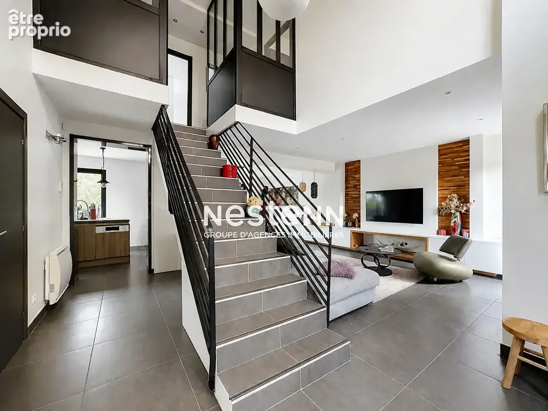 Gouvieux centre, maison d'architecte-toit plat 135 m² habitables -jardin - photo 12