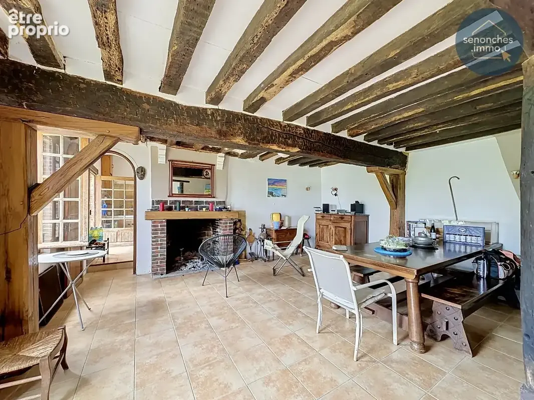 Maison percheronne à vendre 104 m² habitables avec jardin clos à Digny (28250) - photo 3