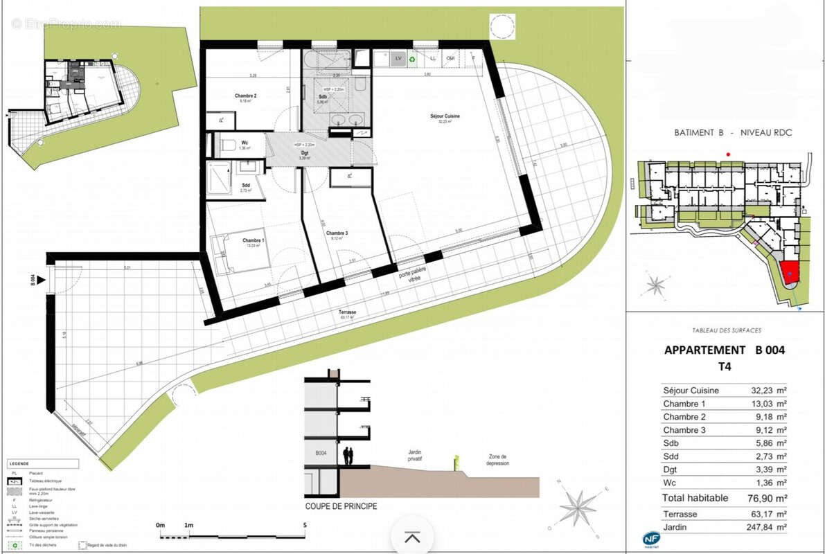 Appartement à VILLENEUVE-LOUBET