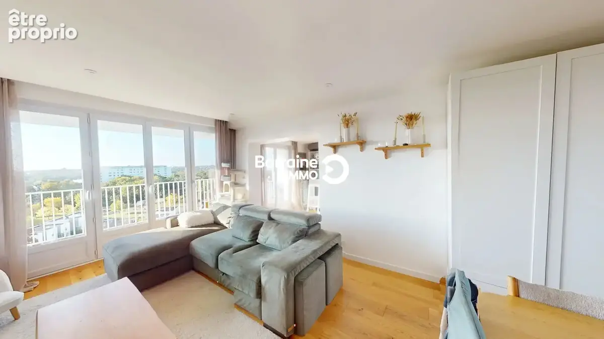 Lorient sud - appartement t4 renove avec balcon et vue degagee - photo 22