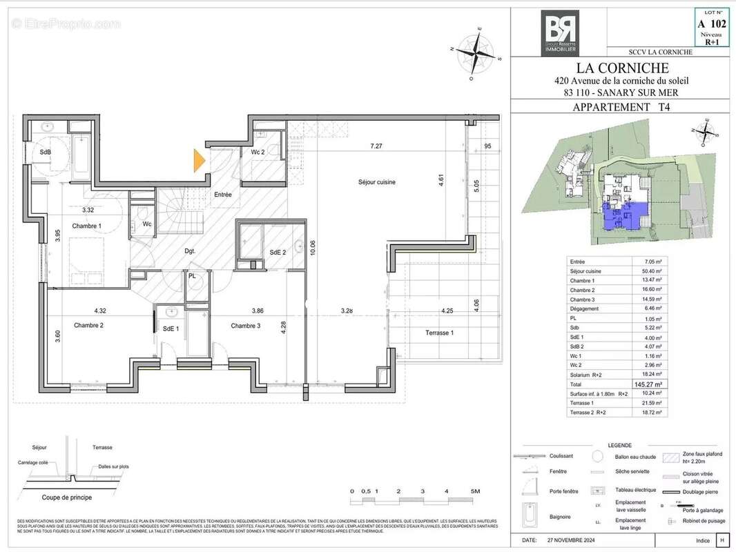 Appartement à SANARY-SUR-MER