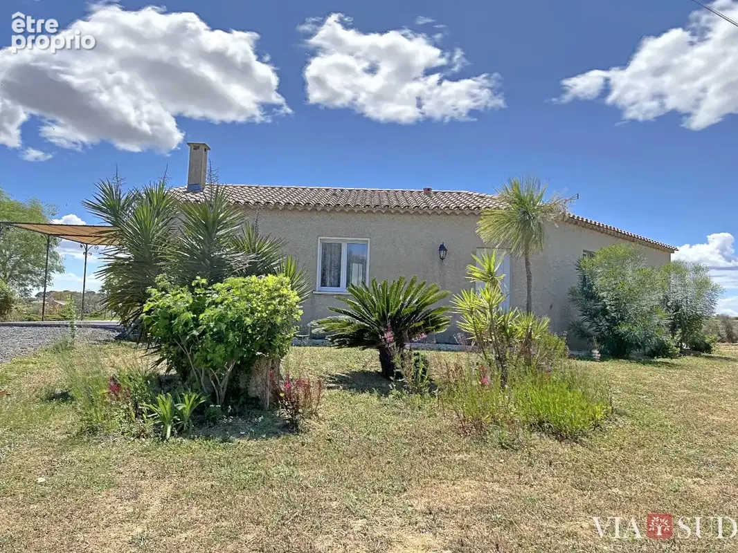 En campagne à 10min de Béziers belle Villa de 2007 adaptée PMR - plain-pied avec jardin et piscine - Vue dégagée - photo 10