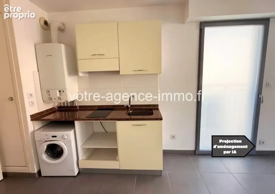 NICE NORD — Studio de 24 m² avec balcon de 7 m², résidence récente de standing - photo 9