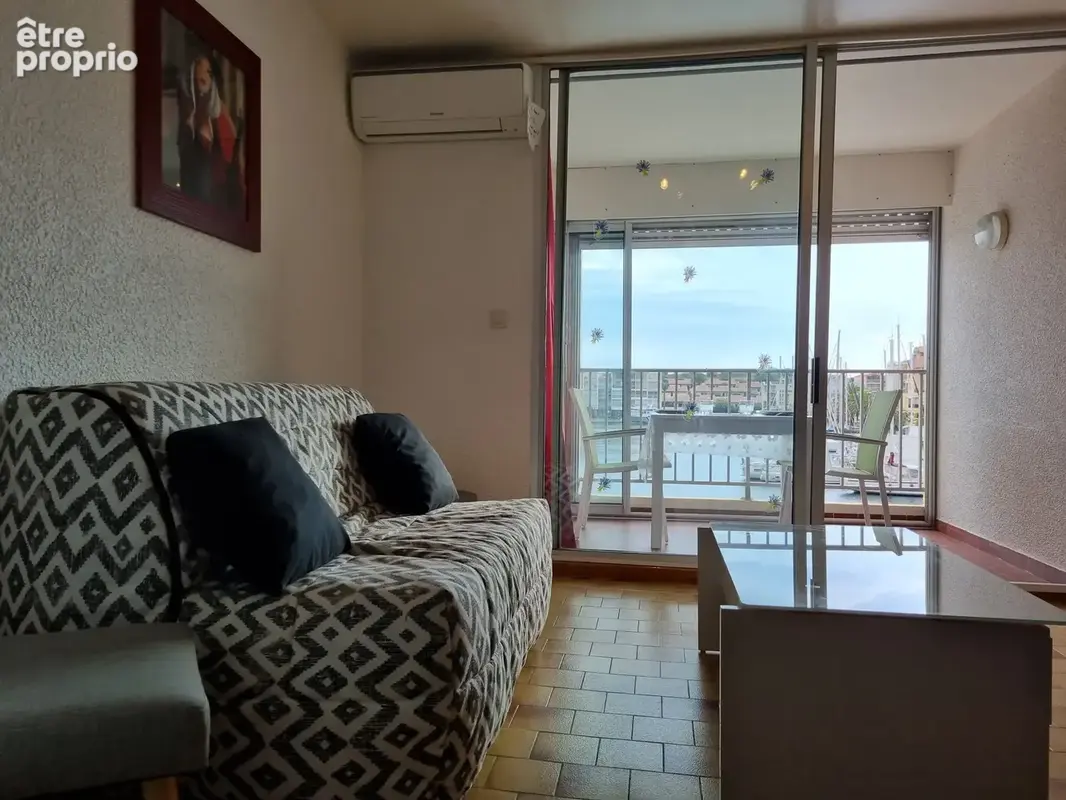 A vendre - gruissan -port - proche plage du grazel studio 4 couchages - vue port - parking - photo 15