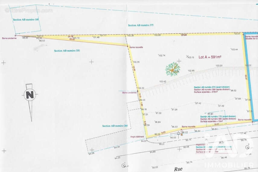 Terrain 608 m² à Saint-Denis-Les-Ponts  - photo 2