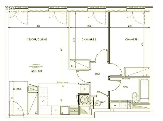3 pièces de 60m2 au plan parfait ·Saint-Cloud - photo 4