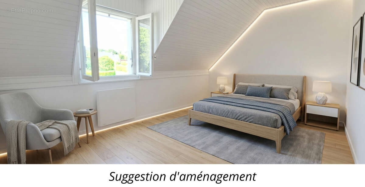 Fouesnant, bourg à pied, jolie maison de 4 chambres, sur un beau terrain arboré de 700 m² ! - photo 11