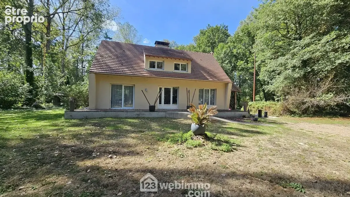 Venez visiter cette belle maison de 133 m² sur un terrain de 10 185 m². - Maison à NANTEAU-SUR-ESSONNE