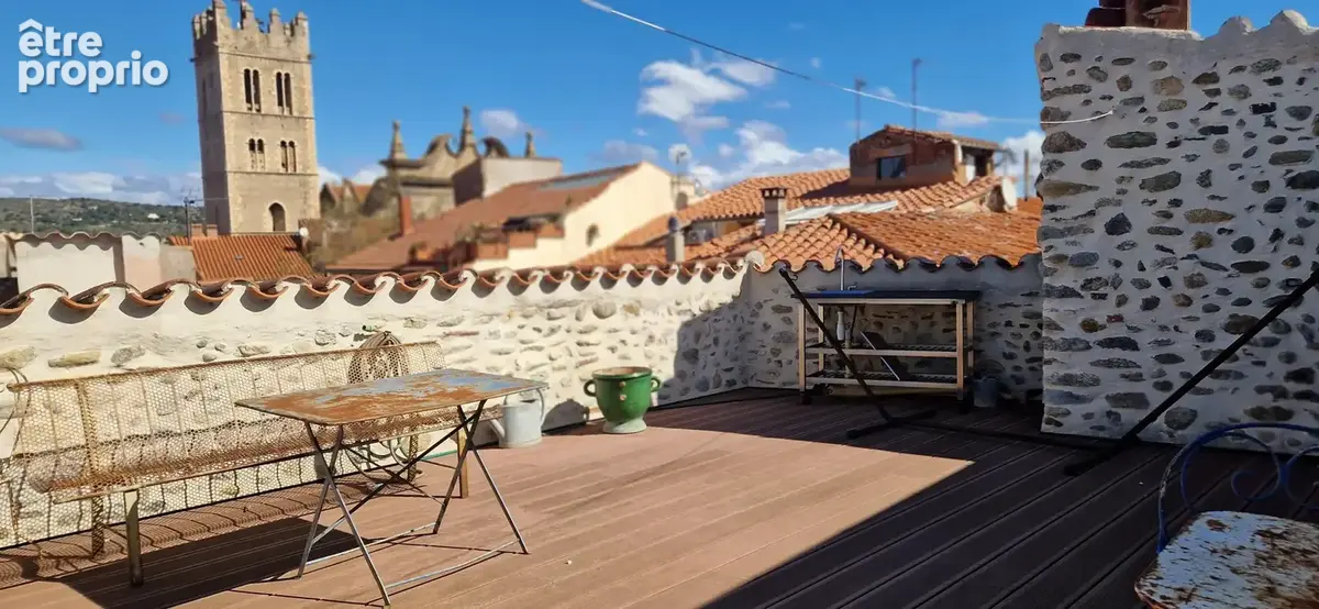 Ille sur tet - maison de village 231m2 avec garage et 2 terrasses vue degagee canigou et orgues - photo 2