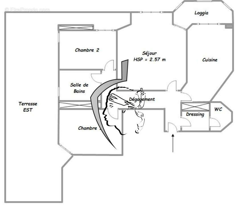 Appartement à AJACCIO