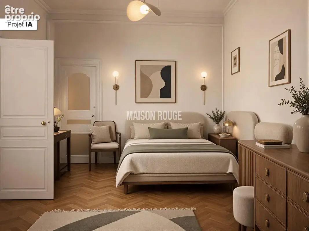 Bel hôtel particulier à vendre, centre-ville de Rennes, 250m² hab, 10 pièces, 8 chbres, garage. - photo 19