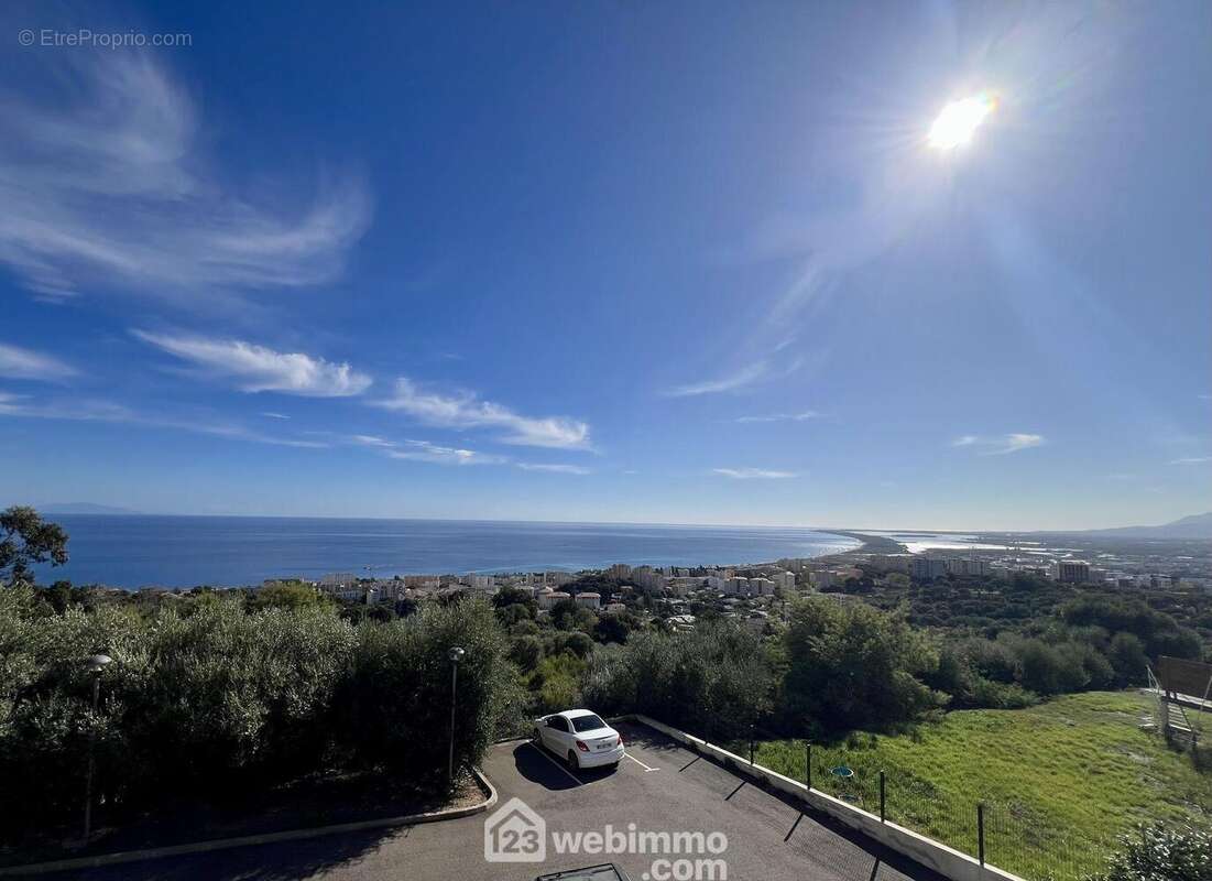 La vue est parfaitement dégagée, le calme total - Appartement à SAN-MARTINO-DI-LOTA