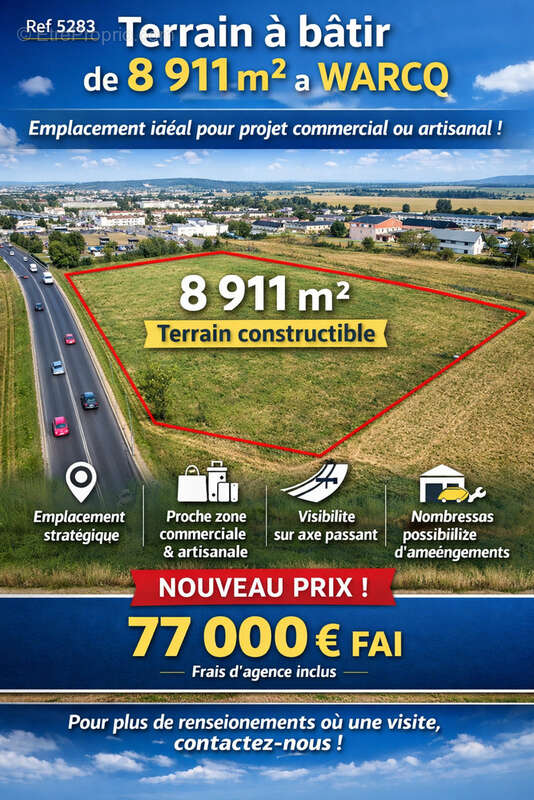 Terrain à CHARLEVILLE-MEZIERES