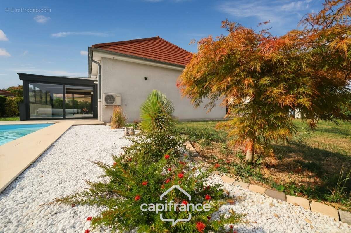 Maison de plain-pied, 3 chambres, véranda, piscine chauffée et jardin paysager – Courlaoux, à 10 min de Lons-le-Saunier (39000) - photo 8