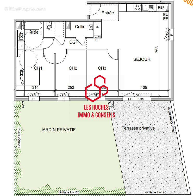 Appartement à MOUSSY-LE-VIEUX