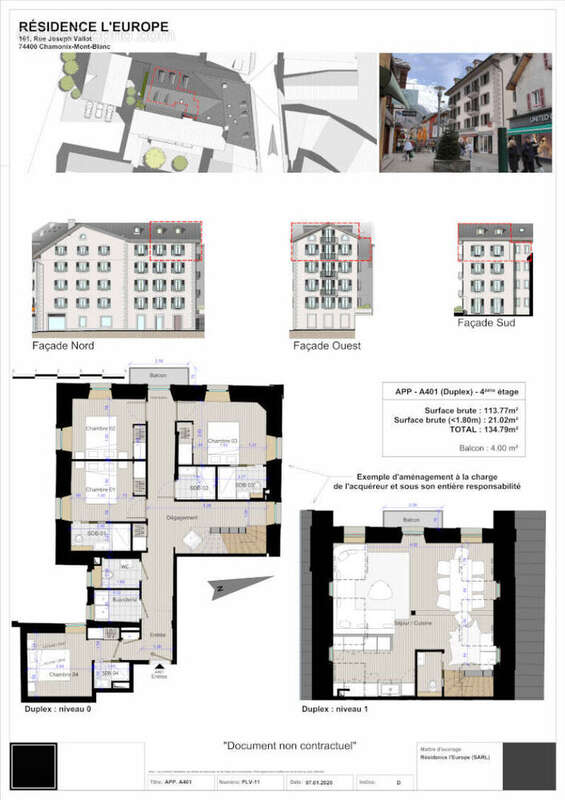 Appartement à CHAMONIX-MONT-BLANC