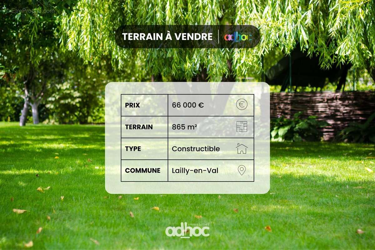 Terrain à LAILLY-EN-VAL