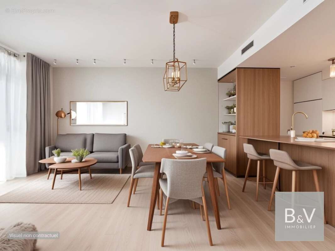 Appartement 3 pièces 68 m² avec balcon - photo 2