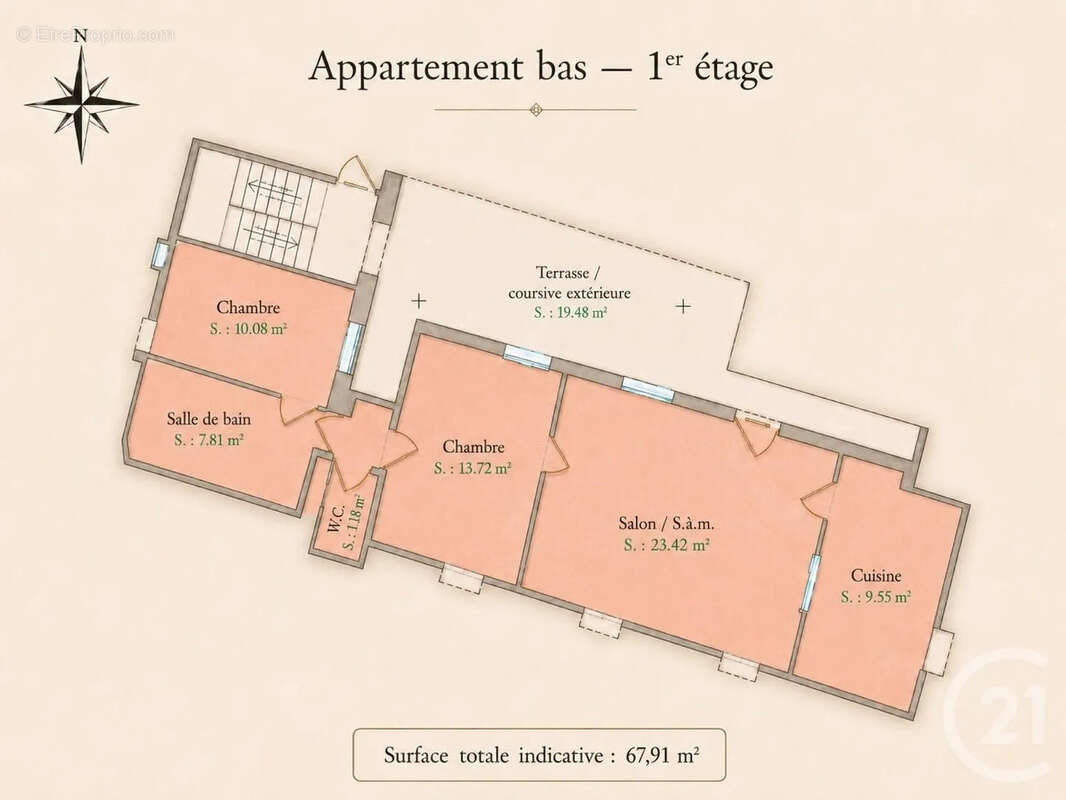 Appartement à BEAULIEU-SUR-MER