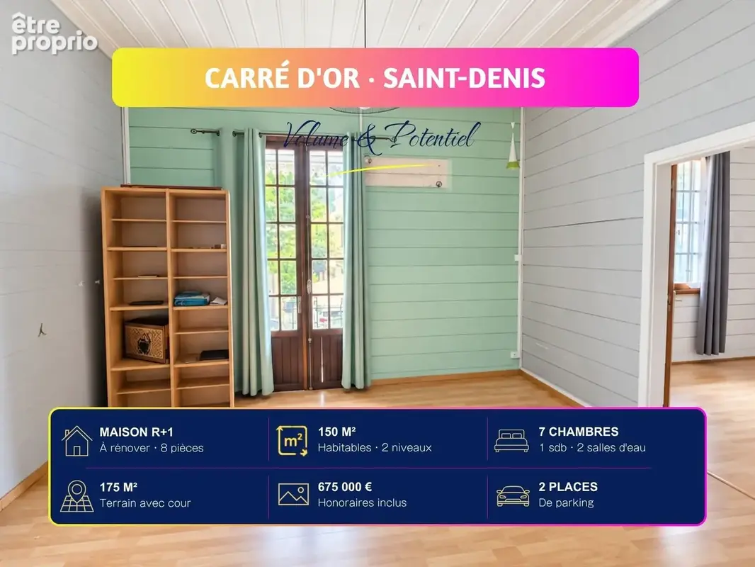 Maison 8 pièces 150 m² à vendre à Saint-Denis (97400) - photo 2