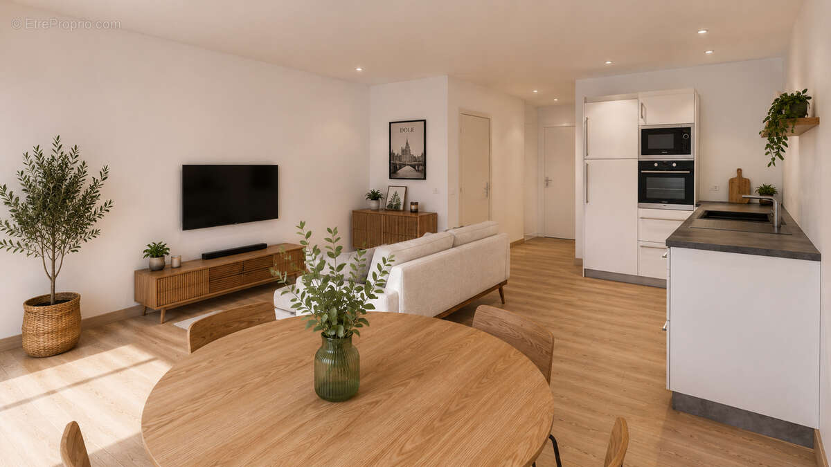 Appartement vendu en plateau avec extérieur - photo 3