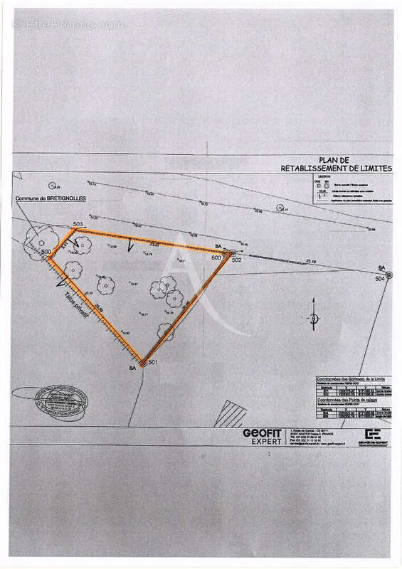 Terrain à BRETIGNOLLES-SUR-MER