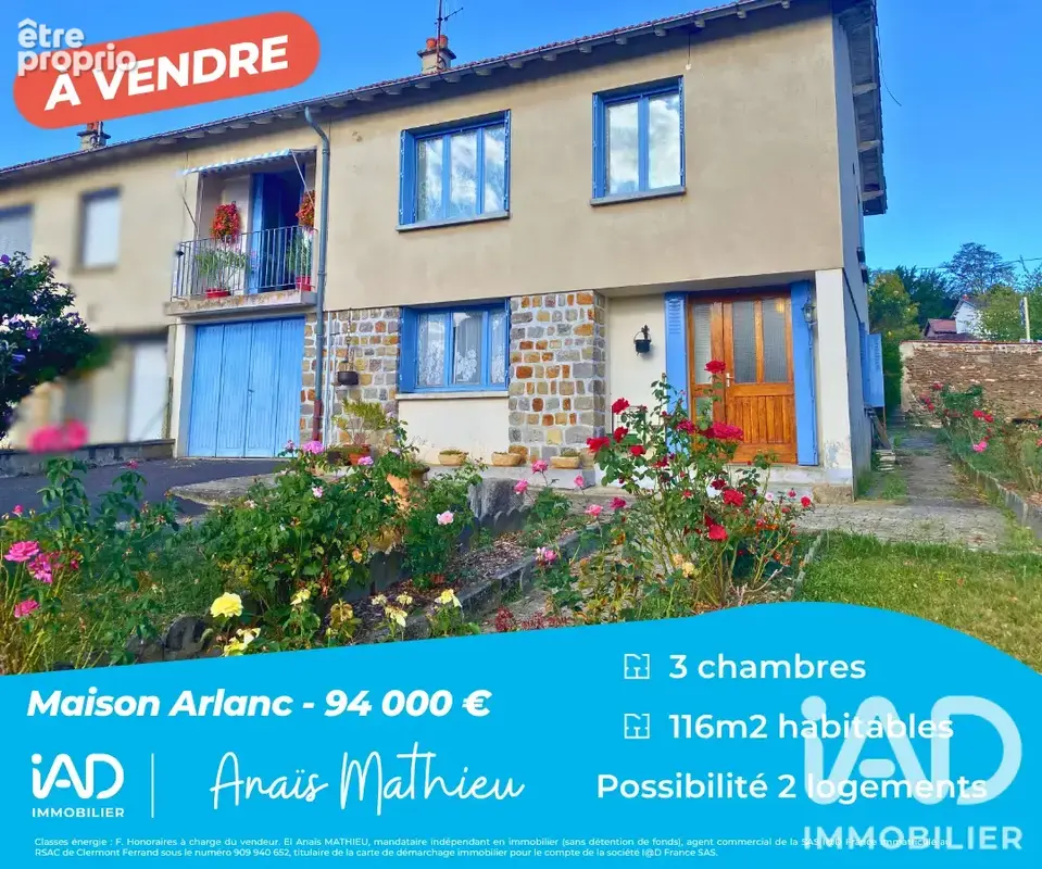 Photo 1 - Maison à ARLANC