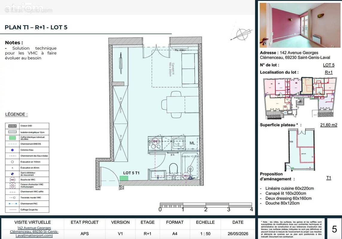 Appartement à SAINT-GENIS-LAVAL