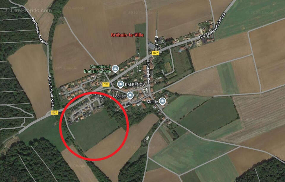 Terrain à BREHAIN-LA-VILLE