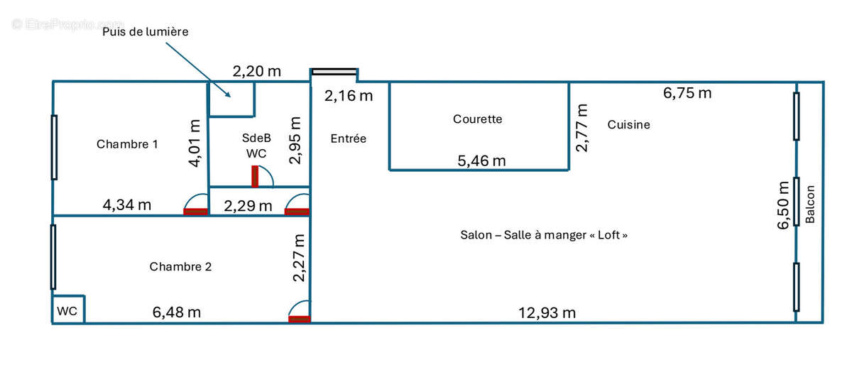 Appartement à MARSEILLE-1E