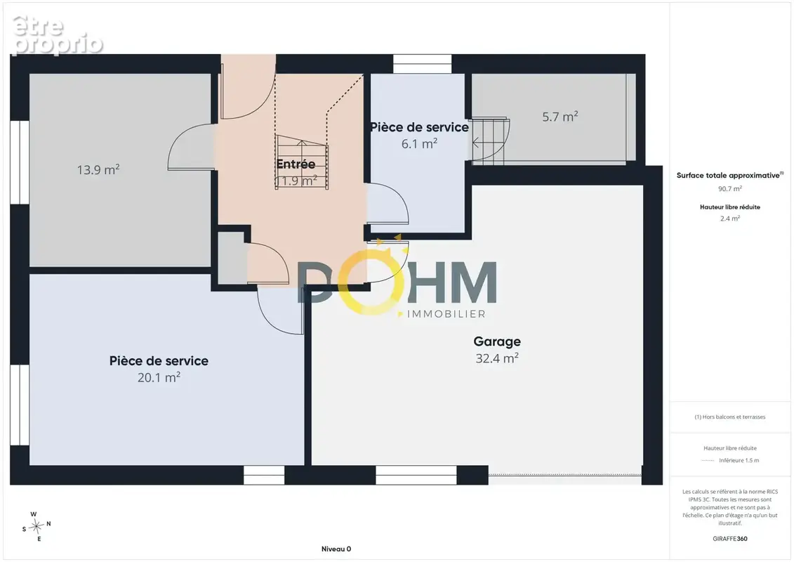 Maison 110m2, 2 garages, terrain 960m2 - photo 16