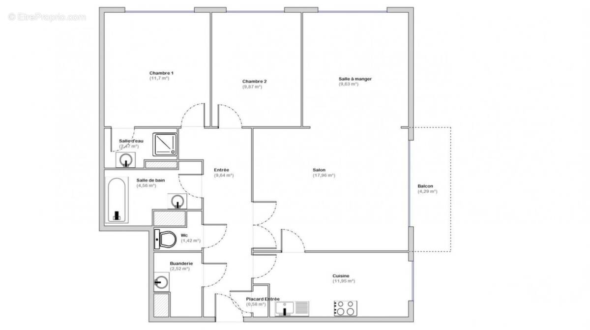 Photo 1 - Appartement à VERNEUIL-SUR-SEINE