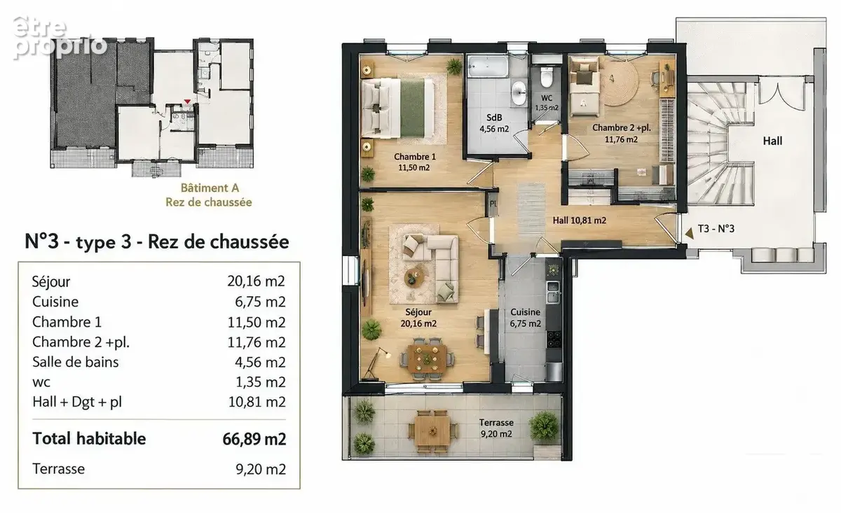Appartement 3 pièces 67 m² à vendre à Chateaurenard (13160) - photo 14