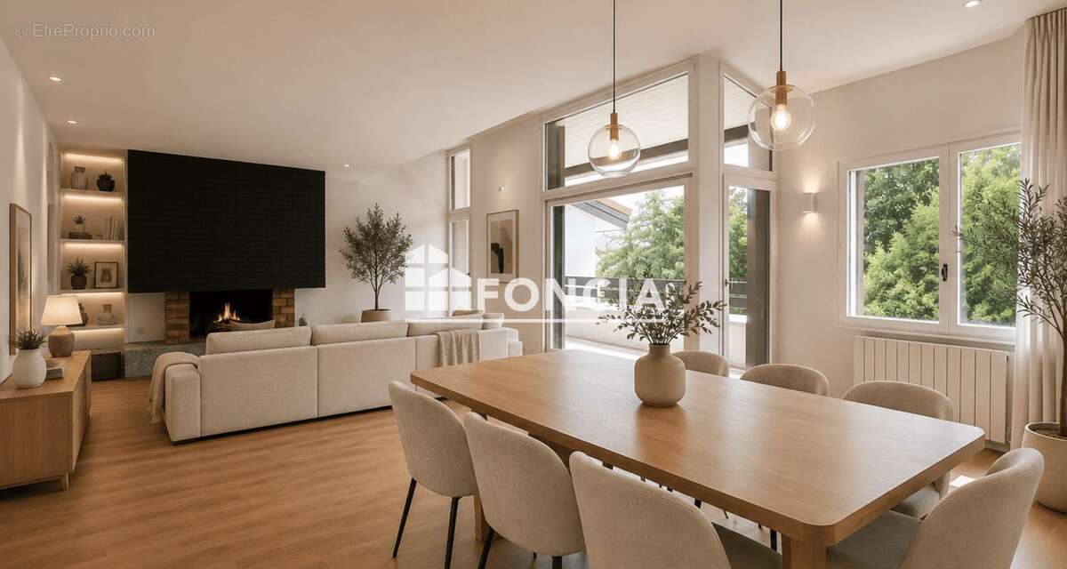 SAINT ISMIER - Magnifique appartement duplex en dernier étage avec piscine - photo 4