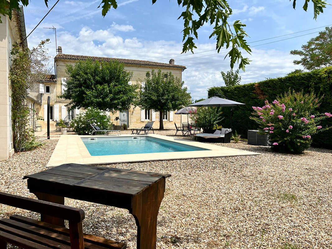 Authentique Girondine avec piscine et gîte proche de Saint-Emilion - photo 3