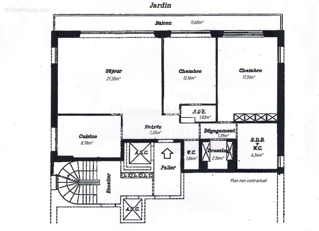 Appartement à NEUILLY-SUR-SEINE