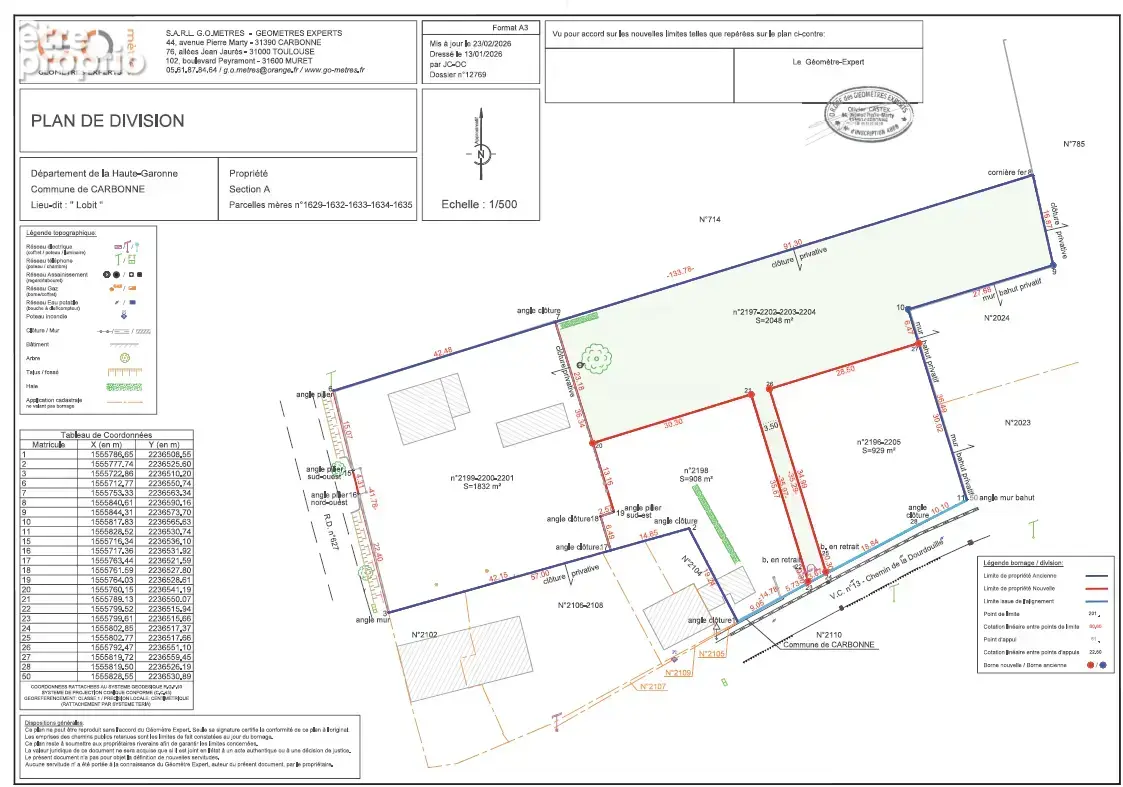 CARBONNE - Terrain constructible de 2048 m2 - photo 3