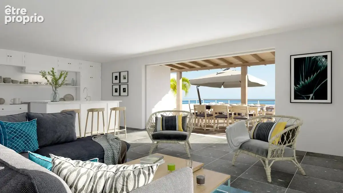 T3 neuf  vue ocean  saint-gilles-les-bains - photo 5