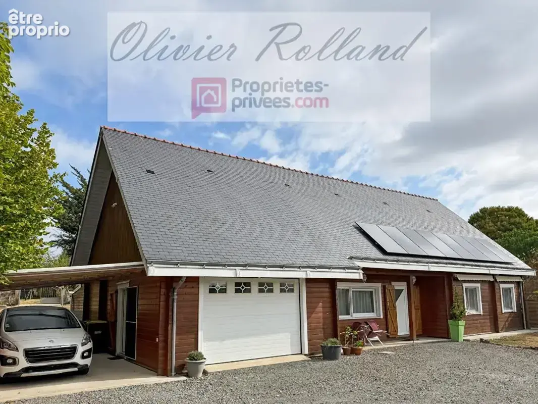 Chalet d'exception en bois massif (DPE B) - Plain-pied 135 m², 4 chambres, véranda & annexes sur 1 318 m² de terrain - photo 3