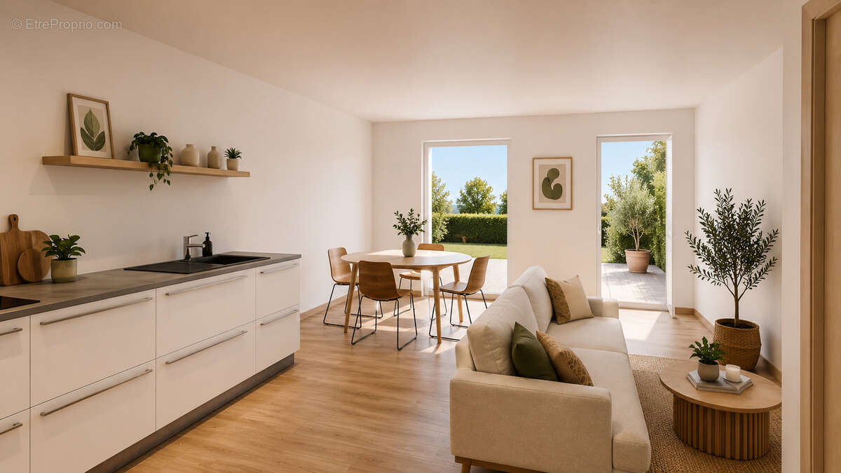 Appartement vendu en plateau avec extérieur - photo 2