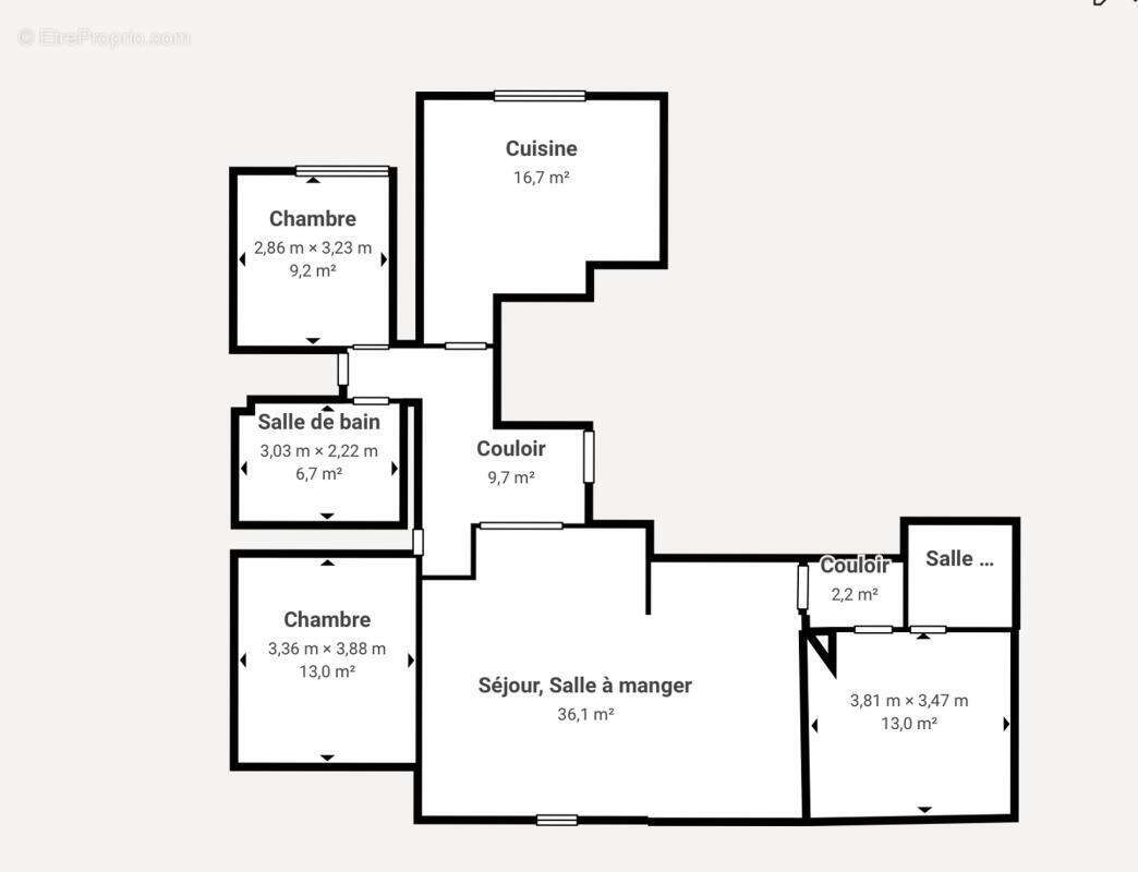 Appartement à LYON-6E