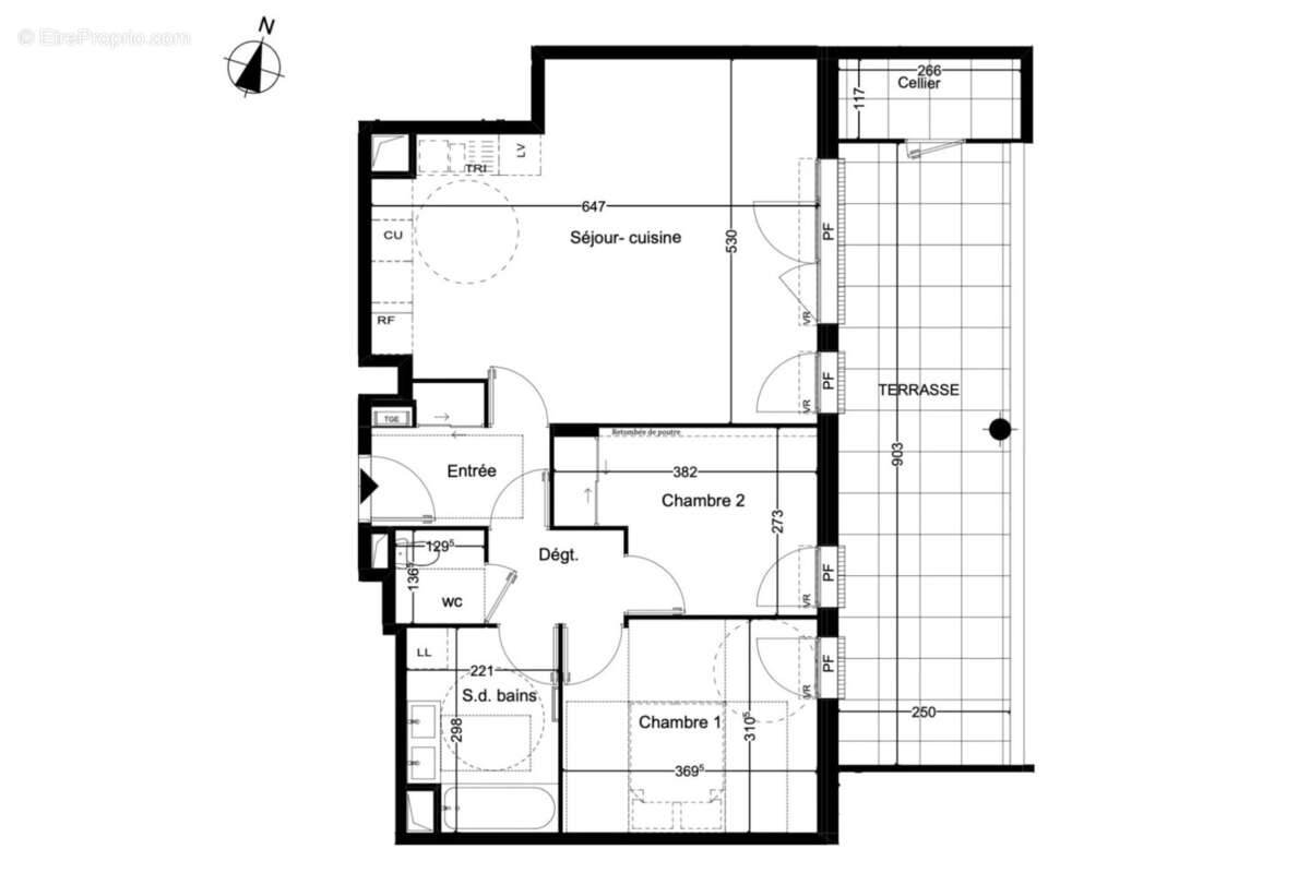 Appartement à MARSEILLE-14E