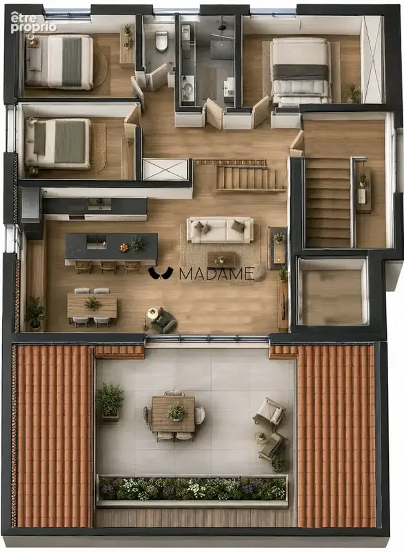 Appartement 4 pièces 82 m² à vendre à Claix (38640) - photo 2