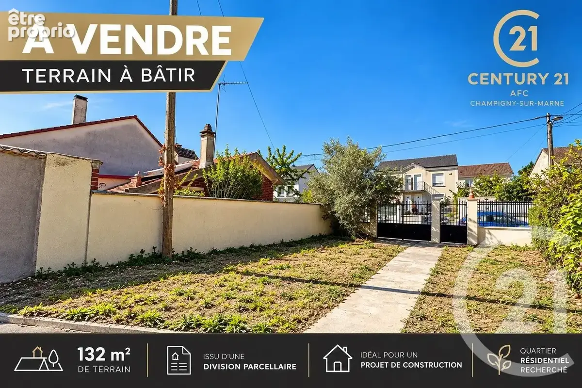 Terrain 132 m² à vendre à Champigny-Sur-Marne (94500) - photo 2