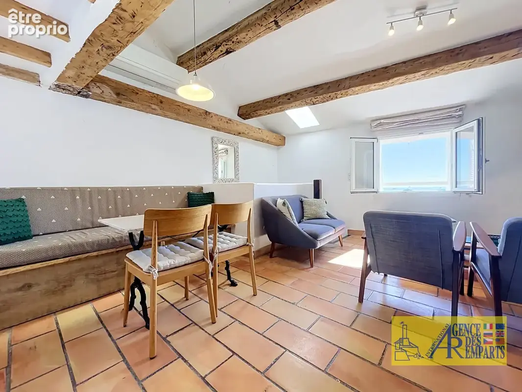 Vieil antibes appartement 2 pieces vue mer - photo 2
